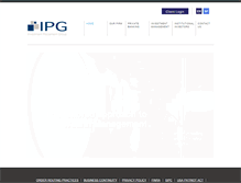 Tablet Screenshot of investipg.com